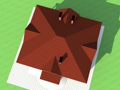 Как построить вальмовую крышу